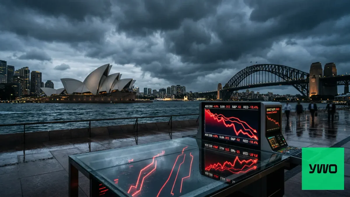 Australia's S&P/ASX 200 Closes Down 1.06% Amid Heightened Iran Tensions